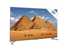 Tornado 55'' TV 55UA3400E 4K Smart TV brez okvirja, Google, 60Hz, Dolby Digital Plus