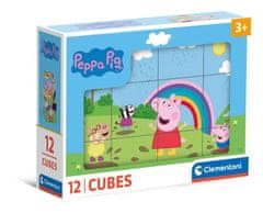 Clementoni Peppa Pig bloki s slikami 12 kosov