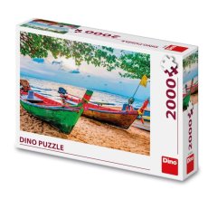 Dino Ribiški čoln Puzzle 2000 kosov