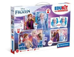 Clementoni Edukit Frozen 4v1 (igra za spomin, 48 + 30 ugank, 6 blokov)