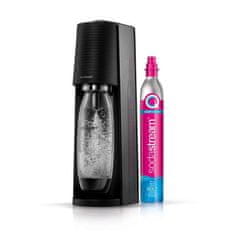 SodaStream Terra Valuepack QC črn aparat za gazirnje (1012812310) + 2 x 1L plastenke