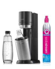 SodaStream DUO črn aparat za gazirnaje +1 L steklenica in 1L BPA Free plastenka (1016812411)