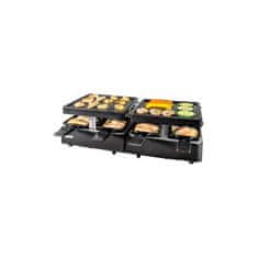 Unold žar za raclette raztegljiv, 8 oseb 1300W črna (48755)