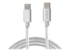 4smarts Podatkovni kabel RapidCord USB-C - USB-C 100cm - bel