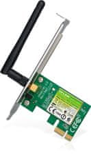 shumee TP-LINK TL-WN781ND WiFi kartica, PCI-E, Atheros, RPSMA, 150Mbps