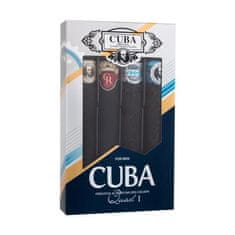 Cuba Quad I Set toaletna voda Gold 35 ml + toaletna voda Royal 35 ml + toaletna voda Winner 35 ml + toaletna voda Shadow 35 ml za moške