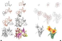 Rayher.	 Knjiga Draw 100 Flowers