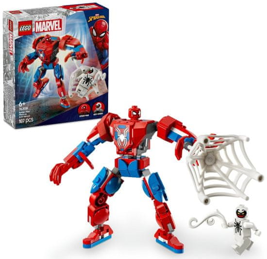 LEGO Marvel 76308 Robotski oklep Spider-Man proti Anti-Venomu