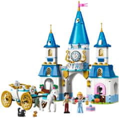 LEGO Disney Princess 43275 Pepelkin grad in kočija s konjsko vprego