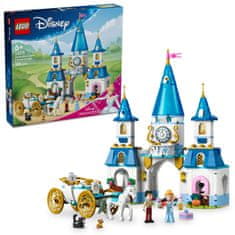 LEGO Disney Princess 43275 Pepelkin grad in kočija s konjsko vprego