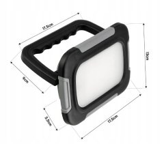 Berge LED reflektor aku - prenosljiv - 10W - 700lm