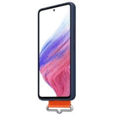 Samsung Ovitek za mobilni telefon Samsung Silikonski ovitek s poutkem na Galaxy A53 5G - modri