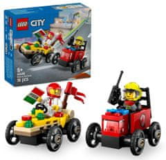 LEGO City 60458 Paket dirkalnih vozil picopek proti gasilcu