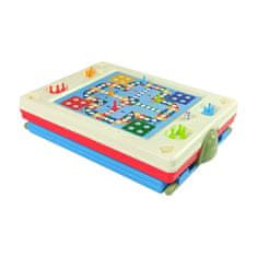 Lean-toys Magnetna tabla in magnetna mizica 3-v-1