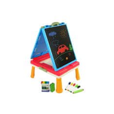 Lean-toys Magnetna tabla in magnetna mizica 3-v-1