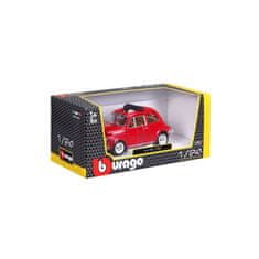 Burago B 1:24 Fiat 500L (1968) Rdeča