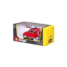 Burago B 1:24 Fiat 500L (1968) Rdeča