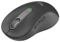 Logitech Signature M650 L Brezžična miška za poslovno rabo/ grafitna