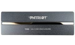 Patriot TXD M.2 PCIe SSD ohišje / okvir za PCIe NVMe SSD / USB-C Gen 3.2 / aluminijasto ohišje