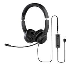 Acer Office Headset, 3,5 mm Jack / USB s kabelskim upravljanjem; zvočniki: 30 mm gonilniki; frekvenčno območje 20 Hz-20 kHz