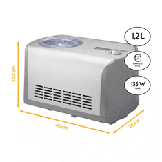 First Austria Aparat za pripravo sladoleda FIRST, 1.2L, 135W, LCD