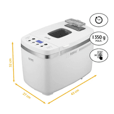 First Austria Aparat za peko kruha FIRST, 850W, 1350g, 14 programov