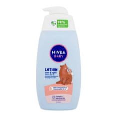 Nivea Baby Soft & Light Lotion zaščitni in krepitven losjon za telo 500 ml za otroke