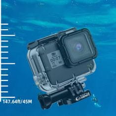 Tech-protect GA200 vodoodporen ovitek za GoPro Hero 5 / 6 / 7, prozoren