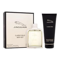 Jaguar Classic Gold Set toaletna voda 100 ml + gel za prhanje 200 ml za moške