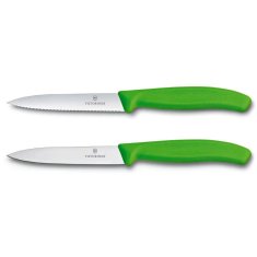 Victorinox 6.7796.L4B Noža za zelenjavo set, rezilo 10 cm