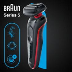 Braun Series 5 51-R1000s Red