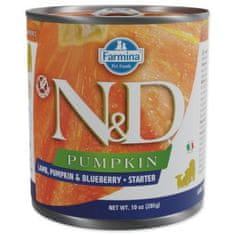 N&D Hrana v konzervi Puppy Starter Dog Lamb, Pumpkin & Blueberry 285g