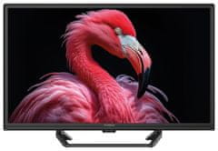 STRONG Televizor SMART LED 24"/ SRT24HG4723C/ HDR/ 1366x768/ DVB-T2/C/S2/ H.265/HEVC/ 2xHDMI/ USB/ Wi-Fi/ LAN/ 12V/ D/ GoogleTV