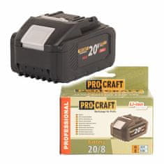 Procraft Baterija akumulátorová,20V Li-ion, 8000mAh 20/8 | 20/8