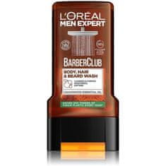 Loreal Paris Men Expert Barber Club Body, Hair & Beard Wash gel za prhanje za telo, lase in brado 300 ml za moške