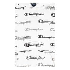 Champion Športni pulover bela 144 - 155 cm/L Allover Logo-print