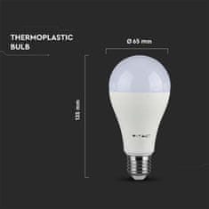 V-TAC LED Bulb SAMSUNG Chip E27 17W A65 Plastic 4000K zatemnitvena