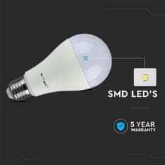 V-TAC LED Bulb SAMSUNG Chip E27 17W A65 Plastic 4000K zatemnitvena