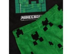 MARVEL Minecraft Creeper fantovska pižama iz flisa, topla, z dolgimi rokavi, črna in zelena 7-8 lat 128 cm