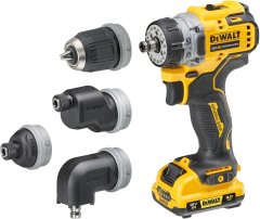 DeWalt AKU UDARNI MULTI-HEAD VRT./VIJAČNIK 12V XR 2x3Ah DCD703L2T