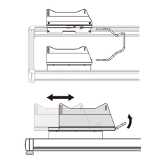 UVI UVI RACING SIM Racing Seat Rails komplet