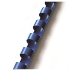 Plastične hrbtne strani - 38 mm, modre, 50 kosov