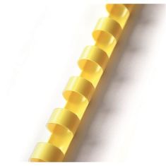 Plastične hrbtne strani - 38 mm, rumene barve, 50 kosov
