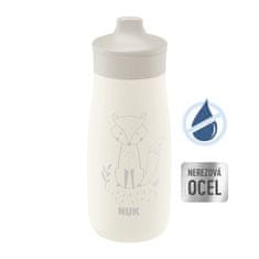 NUK Mini-Me Sip steklenička iz nerjavečega jekla - bež 300ml, 9m+