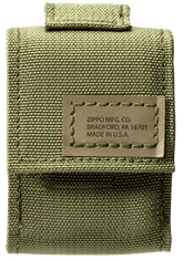 Zippo vžigalnik 49400 Black Crackle in etui OD Green Pouch