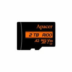 Apacer microSD XC 2TB spominska kart. UHS-I U3 R100 V30 A2 AP2TBMCSX10U8-R