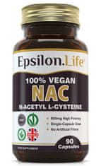 Epsilon Life NAC N Acetil Cistein Vegan, 90 kapsul