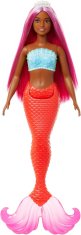 Mattel Mattel Dreamtopia: Sirena v OranžniLutka z Temno Kožo (HRR04)