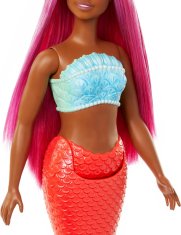 Mattel Mattel Dreamtopia: Sirena v OranžniLutka z Temno Kožo (HRR04)