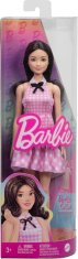 Mattel Mattel : Fashionistas #224Rjave Lasje in Roza Karo Obleka (HRH21)